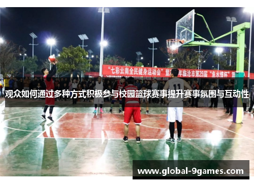观众如何通过多种方式积极参与校园篮球赛事提升赛事氛围与互动性 观众如何通过多种方式积极参与校园篮球赛事提升赛事氛围与互动性